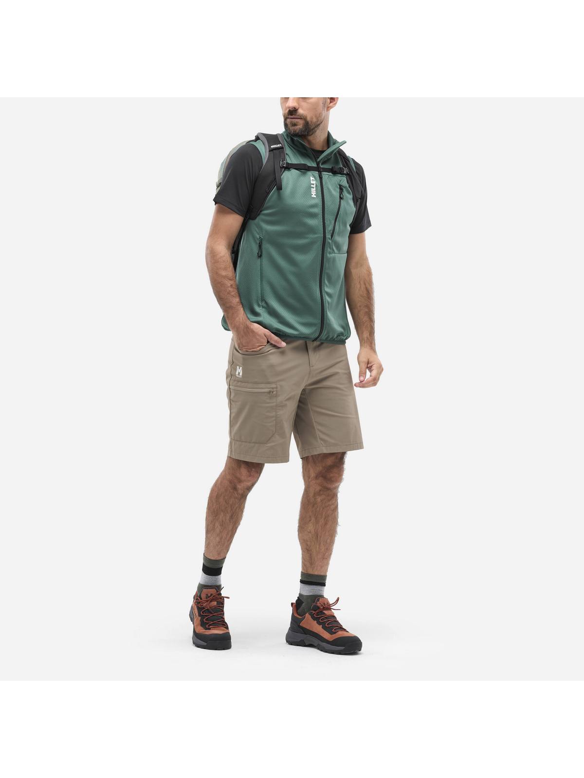 Szorty MILLET UBIC STRETCH SHORT M beżowy - Adventure Sports
