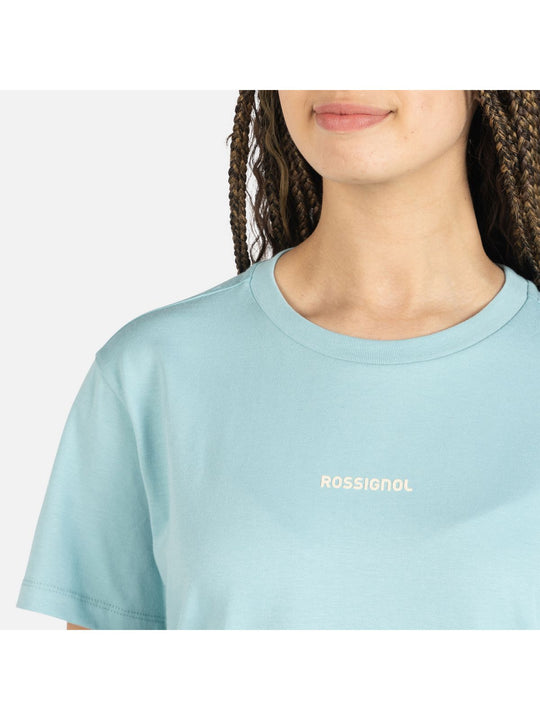 Koszulka damska ROSSIGNOL W Waterfall Tee niebieski - Adventure Sports
