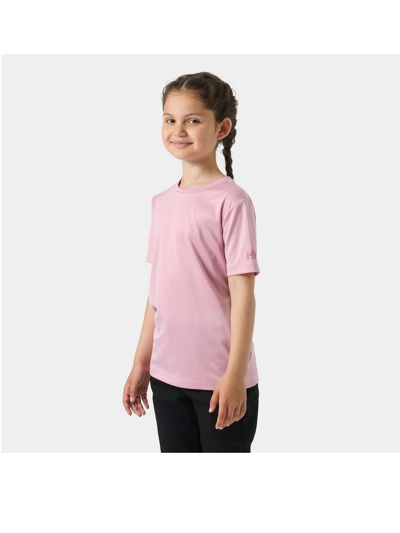 Koszulka dziecięca HELLY HANSEN Jr Hh Tech T-Shirt różowa