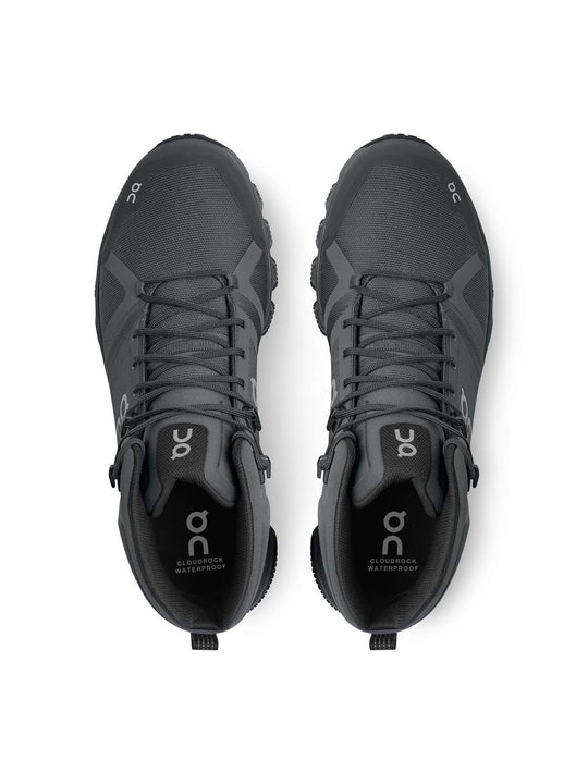 Buty męskie trekkingowe ON RUNNING CLOUDROCK Waterproof - grafitowe
