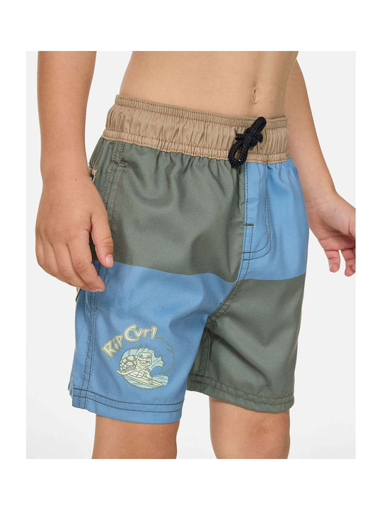 Boardshorty chłopięce RIP CURL Block Volley - Boy niebieskie
