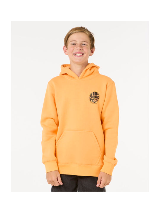 Bluza dziecięca RIP CURL Wetsuit Icon Hood-Kid pomarańczowa
