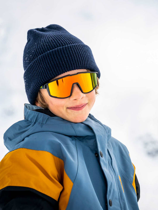 Okulary fotochromowe dla dzieci Julbo Fury Junior - czarny/szary | Reactiv Light Amplifier cat 1-3
