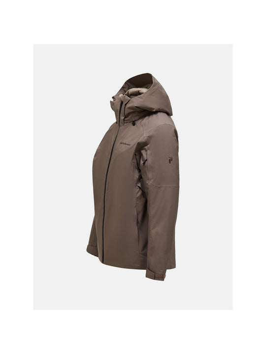 Kurtka narciarska męska PEAK PERFORMANCE Maroon HIPE 2L Insulated Shell Jacket brązowa
