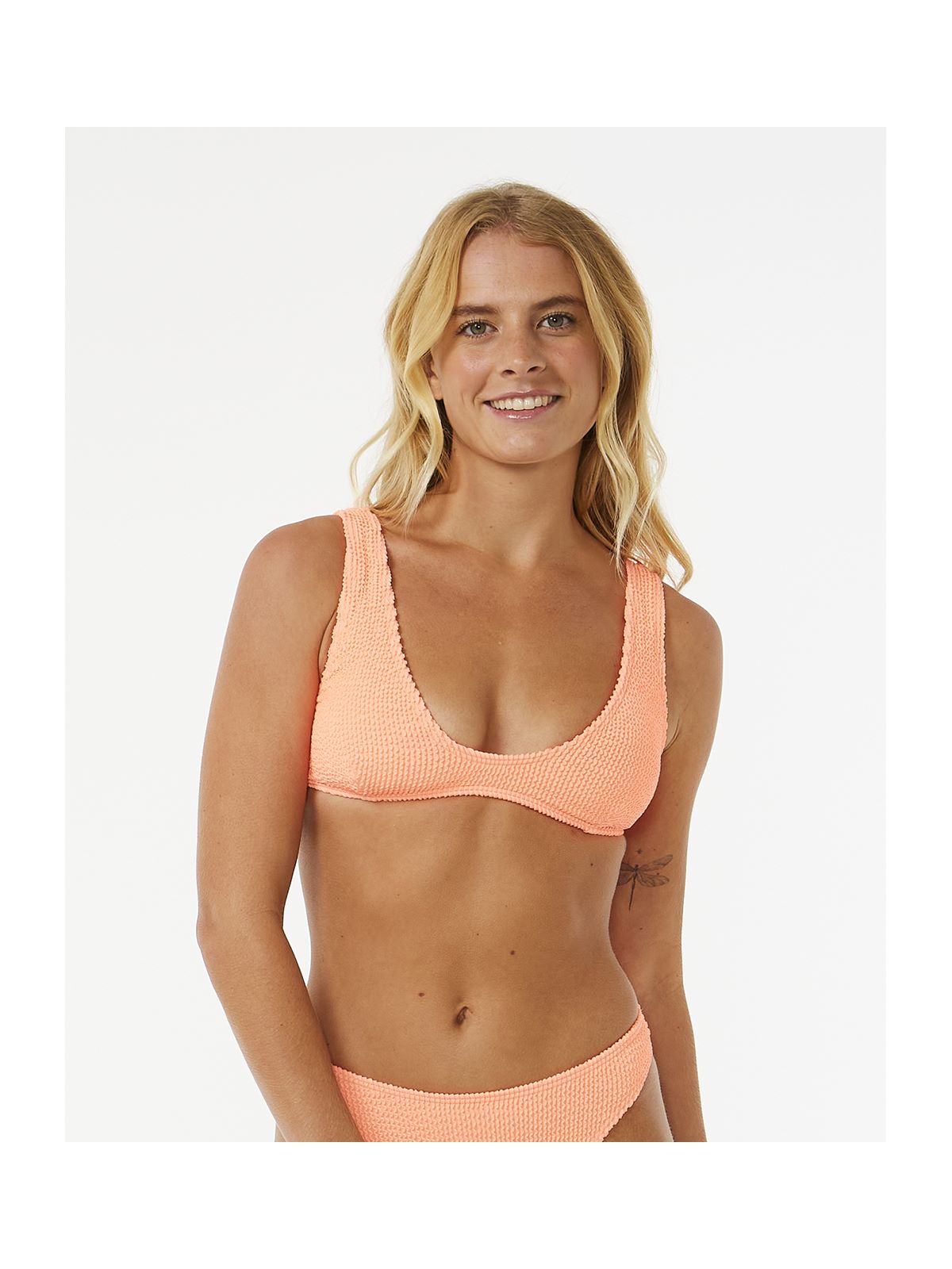 Top RIP CURL Sunshine Crop pomarańczowy - Adventure Sports
