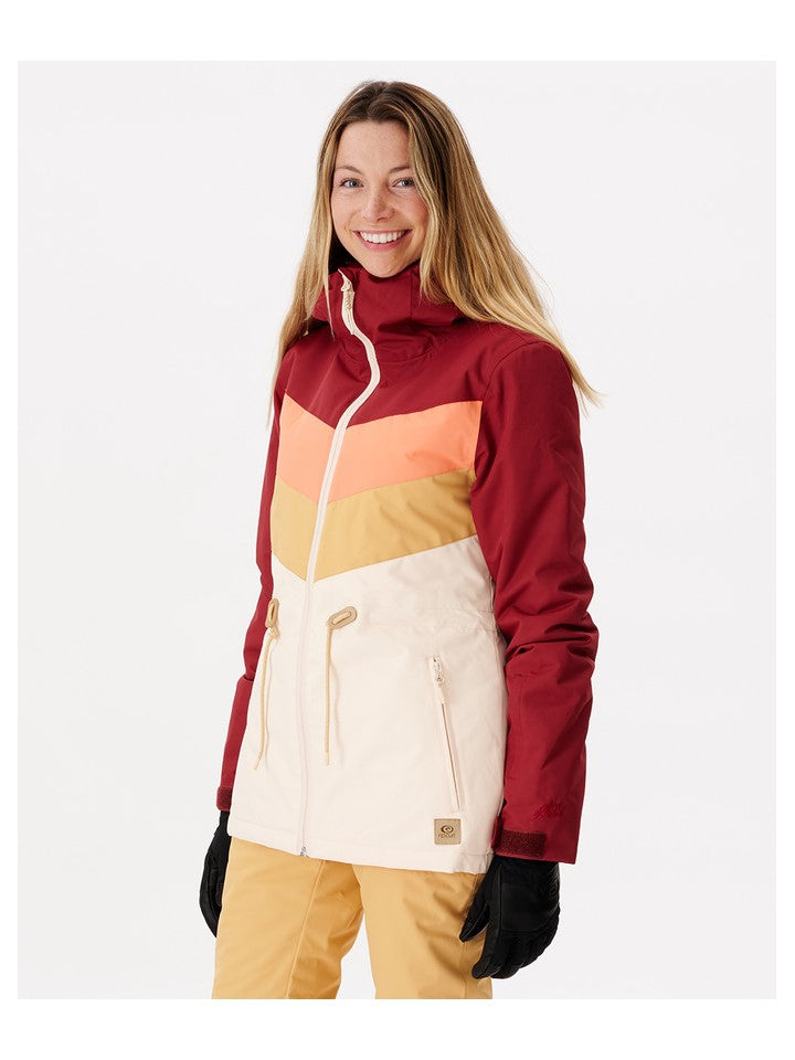 Kurtka narciarska RIP CURL Rider Betty Jacket czerwony - Adventure Sports