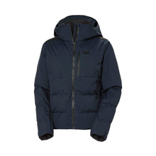 Kurtka narciarska damska HELLY HANSEN W KVITFJELL RACE PUFFY JACKET granatowa
