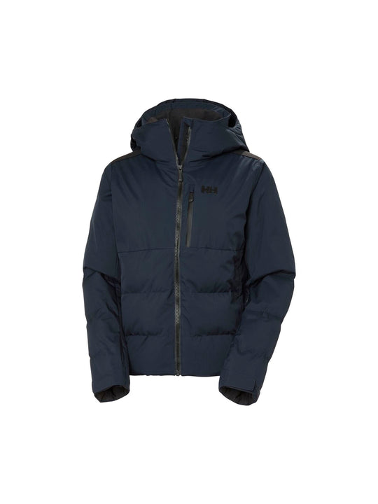 Kurtka narciarska damska HELLY HANSEN W KVITFJELL RACE PUFFY JACKET granatowa
