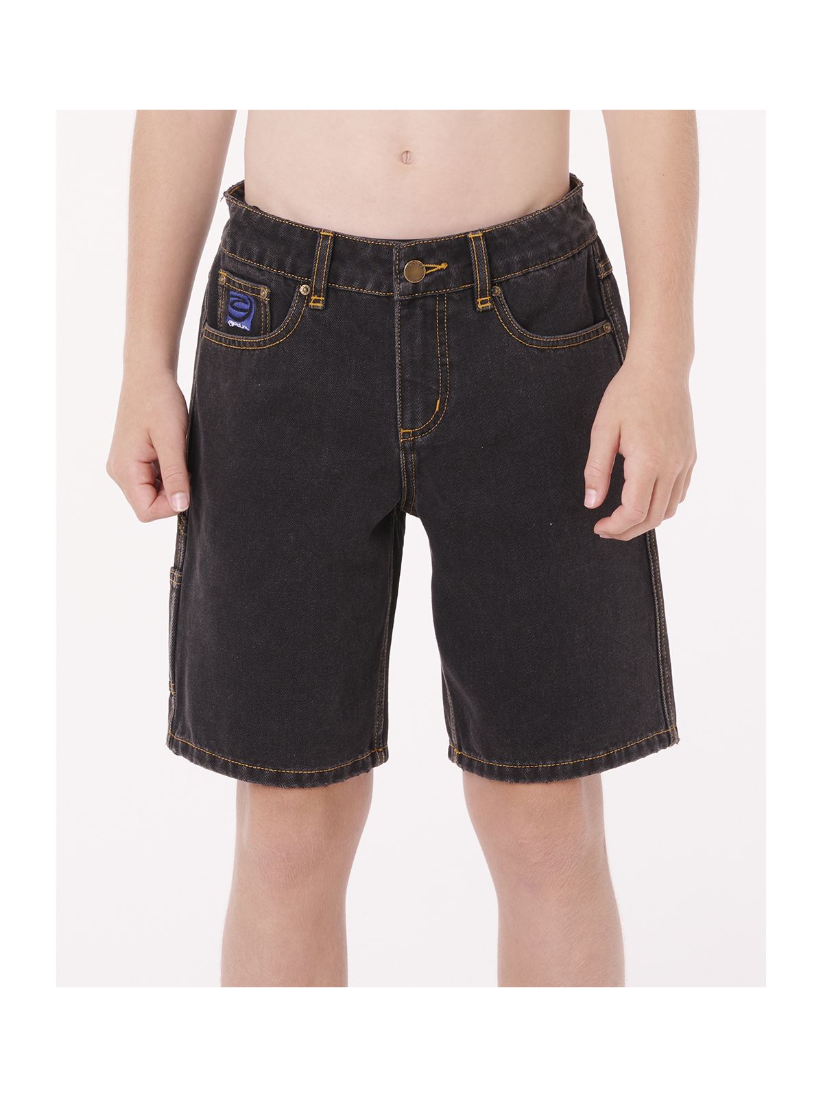 Szorty chłopięce RIP CURL Hyped Up Denim Walkshort-Boy czarne