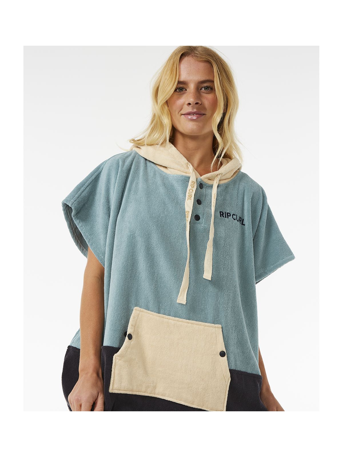 Poncho RIP CURL Premium Surf Hooded Towel granatowy - TU - Adventure Sports