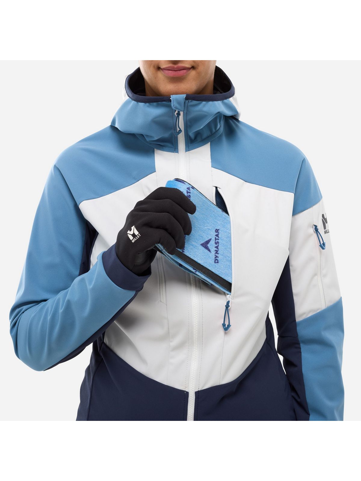 Kurtka narciarska MILLET MHITE SHIELD JKT niebieska