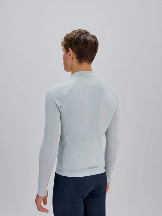 Koszulka rowerowa POC M's Thermal Lite LS Jersey szara
