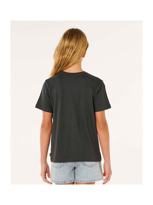 Koszulka dziewczęca RIP CURL Sunshine Squad Band Tee - Girl czarna
