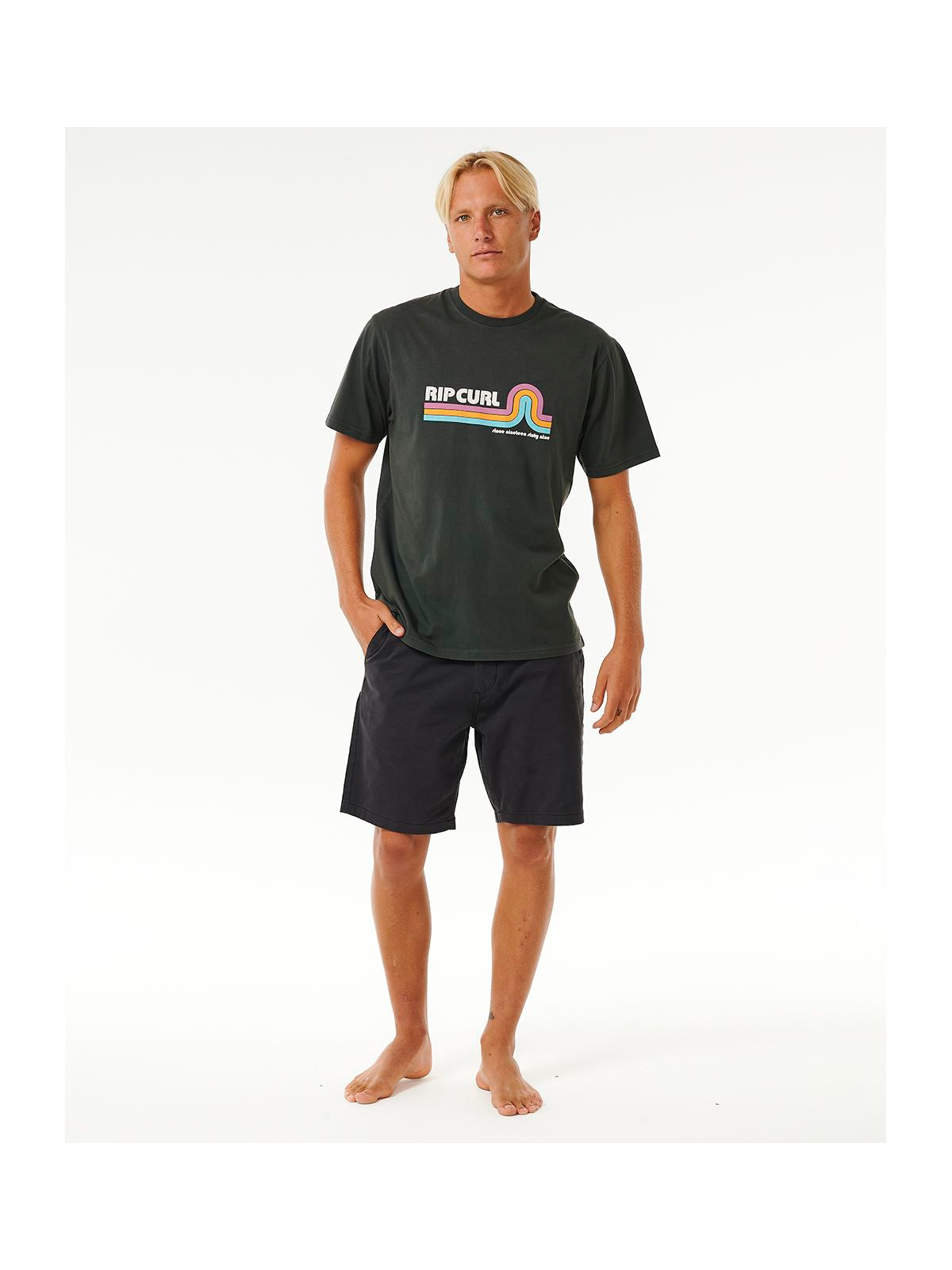 Koszulka RIP CURL Surf Revival Mumma Tee czarny - Adventure Sports