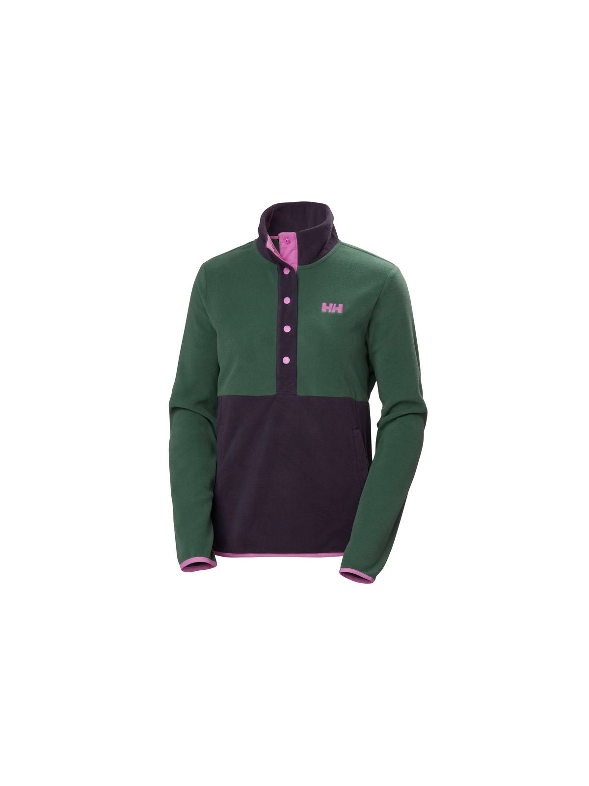 Bluza damska HELLY HANSEN W Daybreaker Snap Pullover kolor czarny