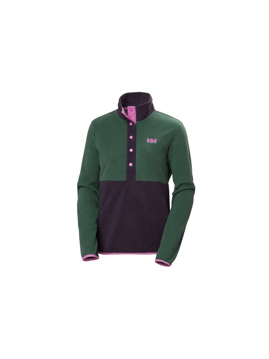 Bluza damska HELLY HANSEN W Daybreaker Snap Pullover kolor czarny
