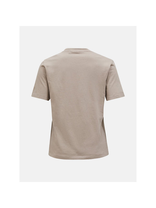 Koszulka damska Peak Performance W Original Small Logo Tee beżowy - Adventure Sports
