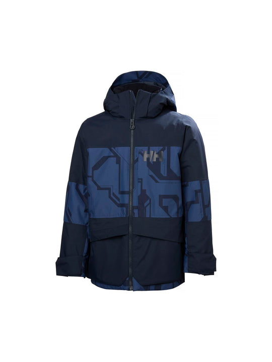 Kurtka narciarska dziecięca HELLY HANSEN JR SUMMIT 2.0 JACKET granatowa

