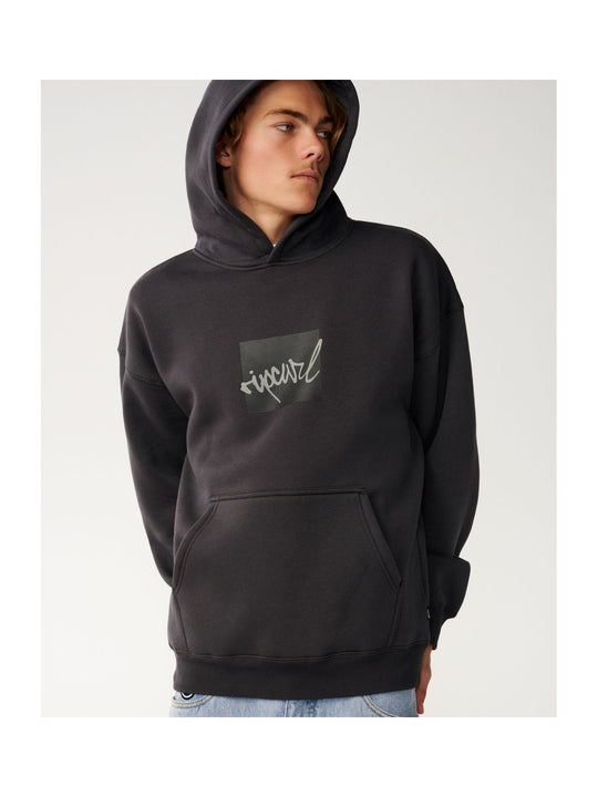 Bluza męska RIP CURL Rip Script Icon Hood czarna
