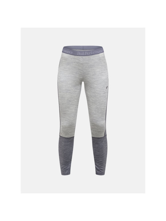 Spodnie Termiczne PEAK PERFORMANCE Magic 7/8 Long Johns Wool-blend Baselayer Women szary
