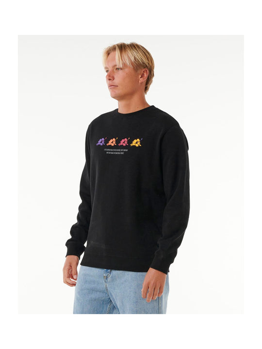 Bluza RIP CURL Surf Revival Hoffman Crew czarny - Adventure Sports
