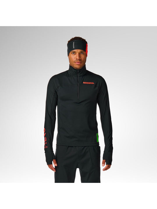 Bluza męska ROSSIGNOL M Hero Half Zip First Layer czarna
