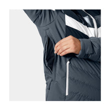 Kurtka narciarska damska HELLY HANSEN W IMPERIAL PUFFY JACKET granatowa
