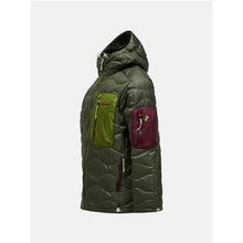 Kurtka puchowa męska PEAK PERFORMANCE Helium Utility Down Hood Jacket zielona
