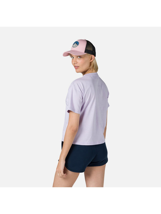Koszulka Rossignol W Embroidery Tee fioletowy - Adventure Sports
