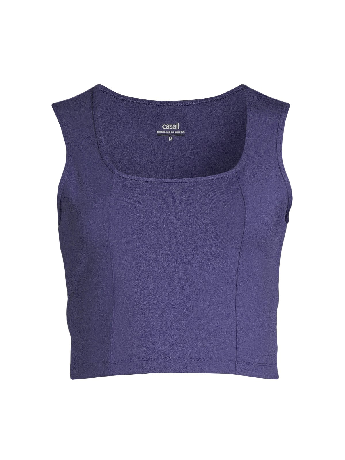 Top damski treningowy Casall Edge Crop fioletowy - Adventure Sports