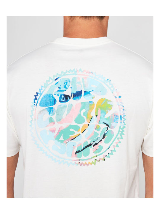Koszulka RIP CURL Ripcurl X Ba Bapt Wetty Tee biały - Adventure Sports
