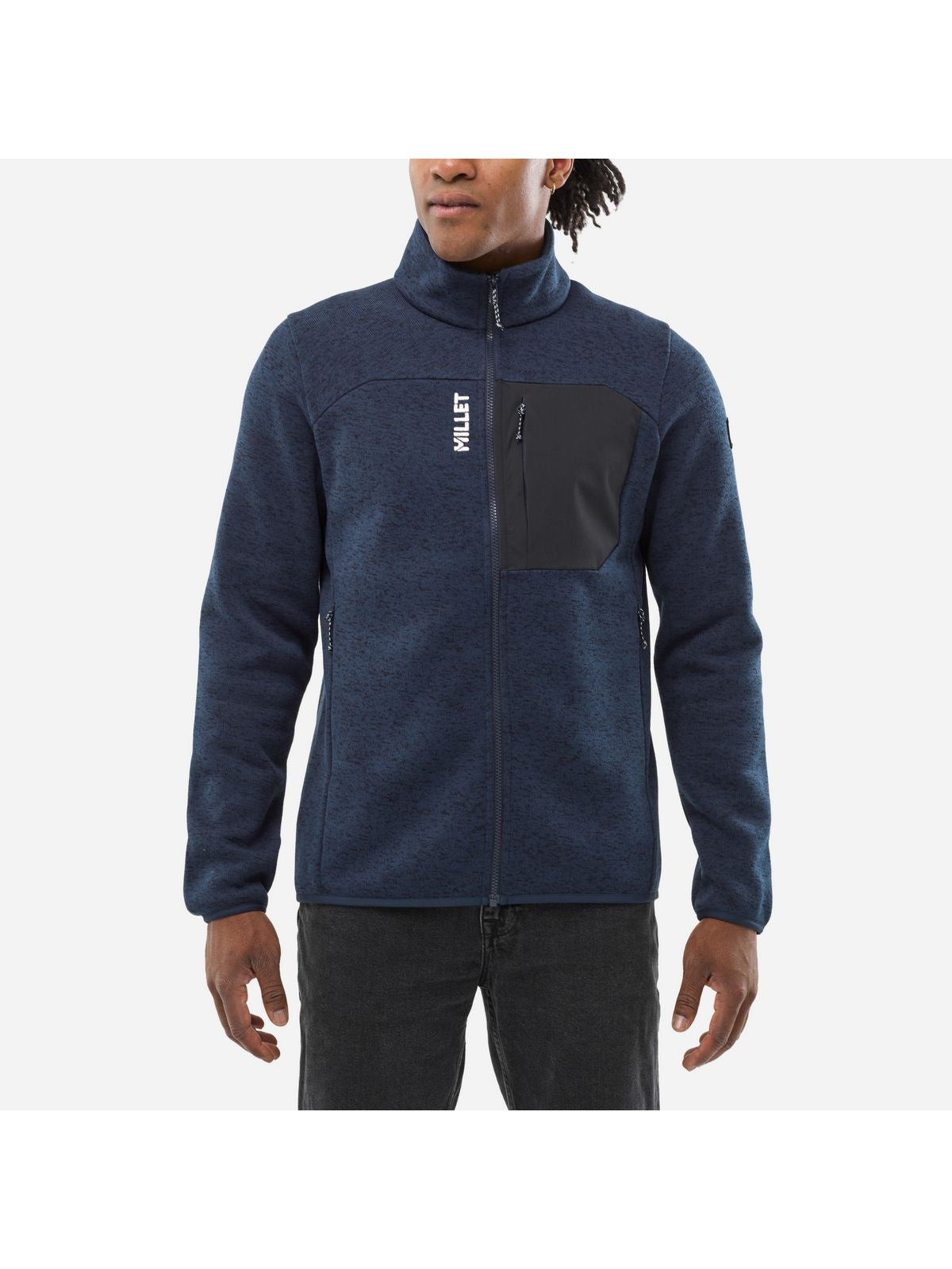 Bluza męska MILLET M Chamonix Knit Jkt M granatowa