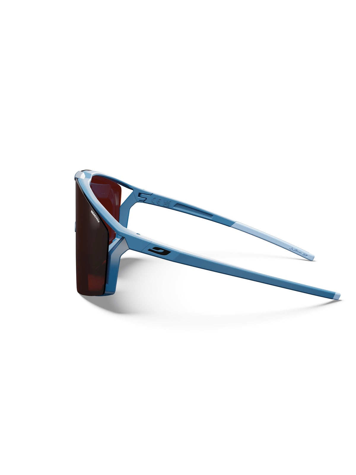 Okulary fotochromowe JULBO EDGE COVER niebieski Cat 0-4 Reactiv Hi Contrast - L - Adventure Sports