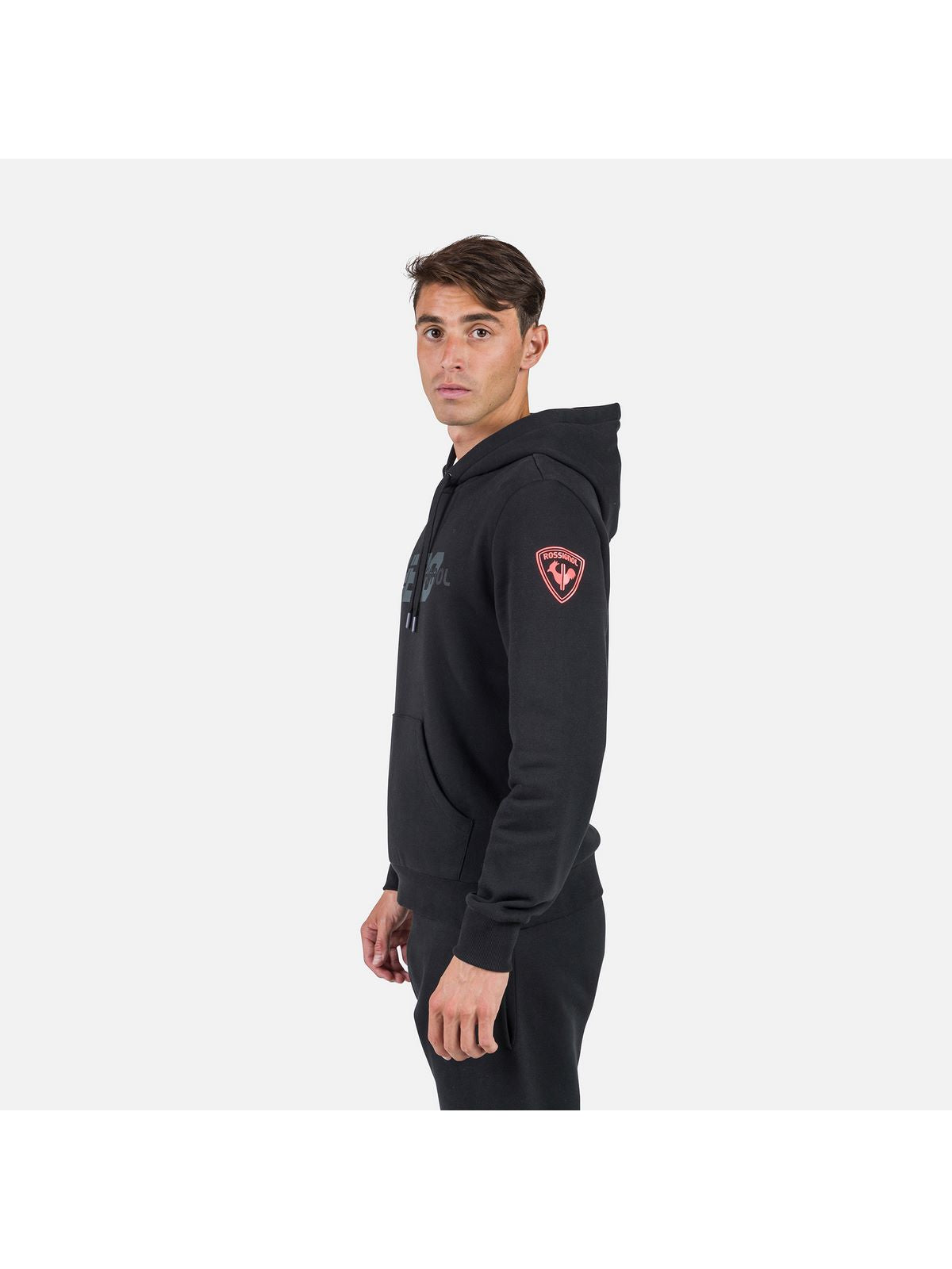 Bluza sportowa męska Rossignol New Hero Hoodie czarna - Adventure Sports