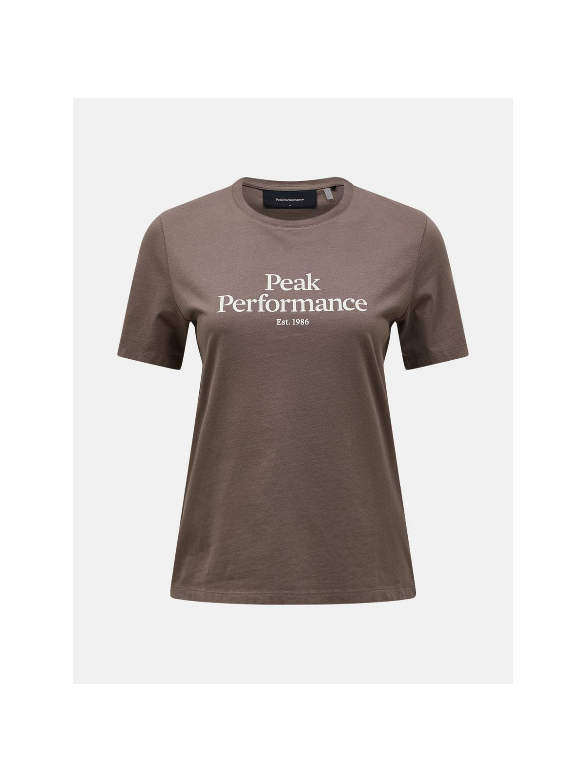 Koszulka damska PEAK PERFORMANCE Original Tee brązowa