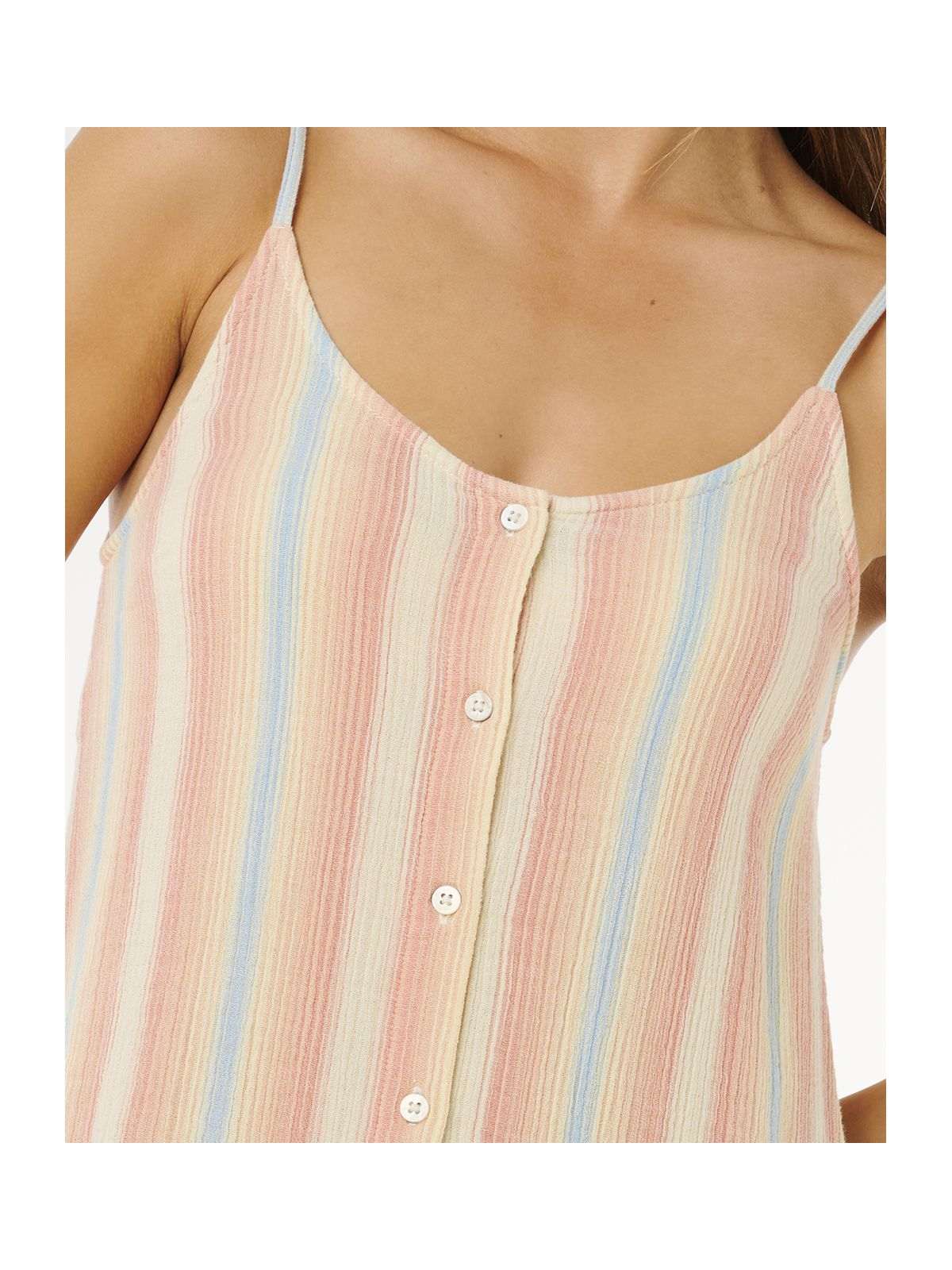 Sukienka RIP CURL Premium Surf Stripe Cover Up pomarańczowa