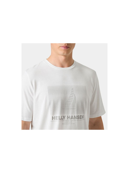 Koszulka męska HELLY HANSEN Hp Race Graphic T-Shirt biała
