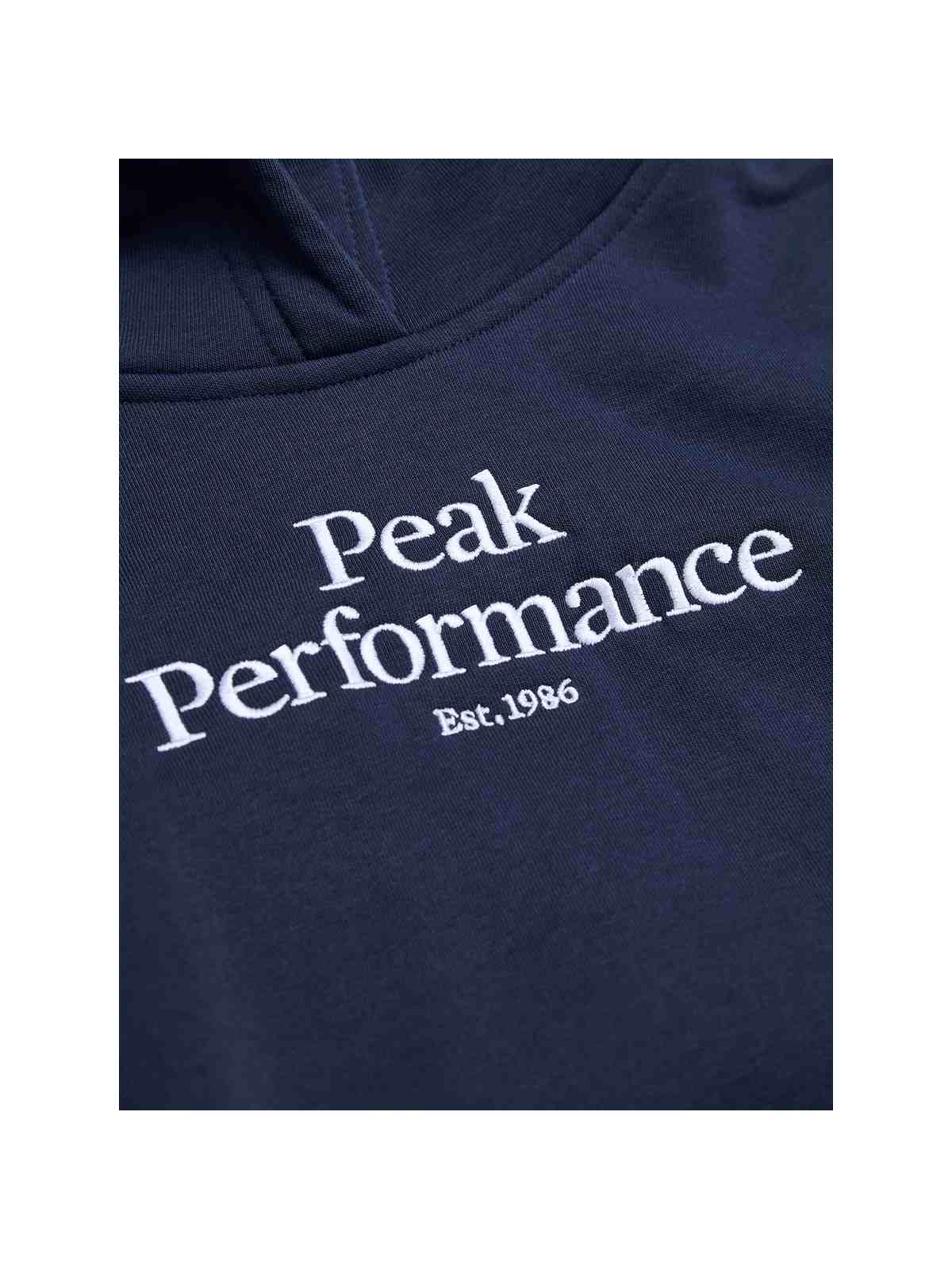 Bluza Peak Performance Jr Original Hood granatowy