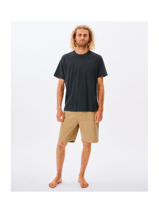 Koszulka męska RIP CURL Plain Wash Tee czarny
