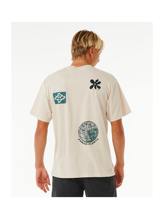 Koszulka RIP CURL Swc Power Plants Tee biały - Adventure Sports
