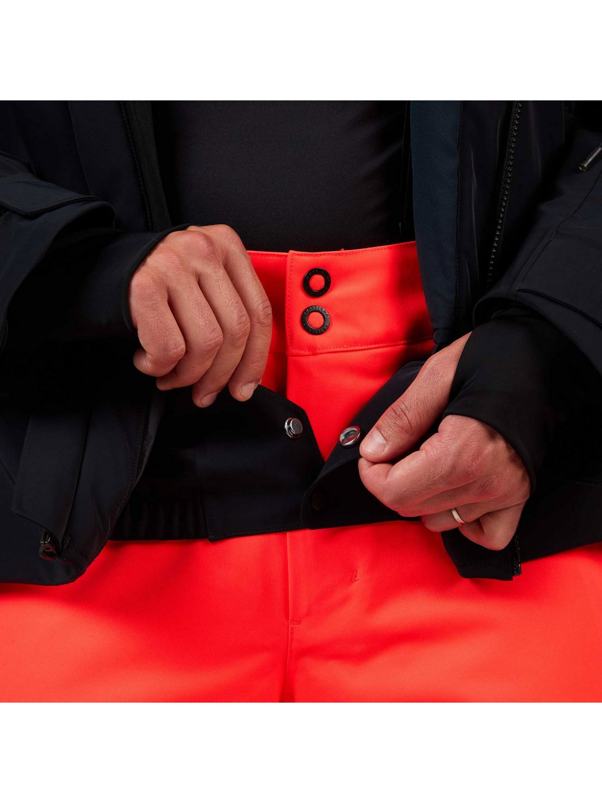 Kurtka narciarska męska ROSSIGNOL Hero Blackside Insulated Jkt czarna