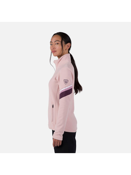 Bluza damska Rossignol W Strawpile Fleece Fz różowy - Adventure Sports

