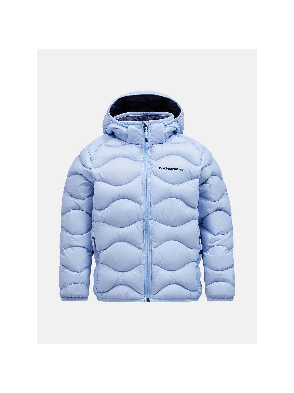 Kurtka Peak Performance Jr Helium Down Hood Jacke niebieski - Adventure Sports