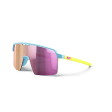 Okulary JULBO Intensity Junior - Spectron 3 - Light Blue/Fluorescent Yellow/Pink
