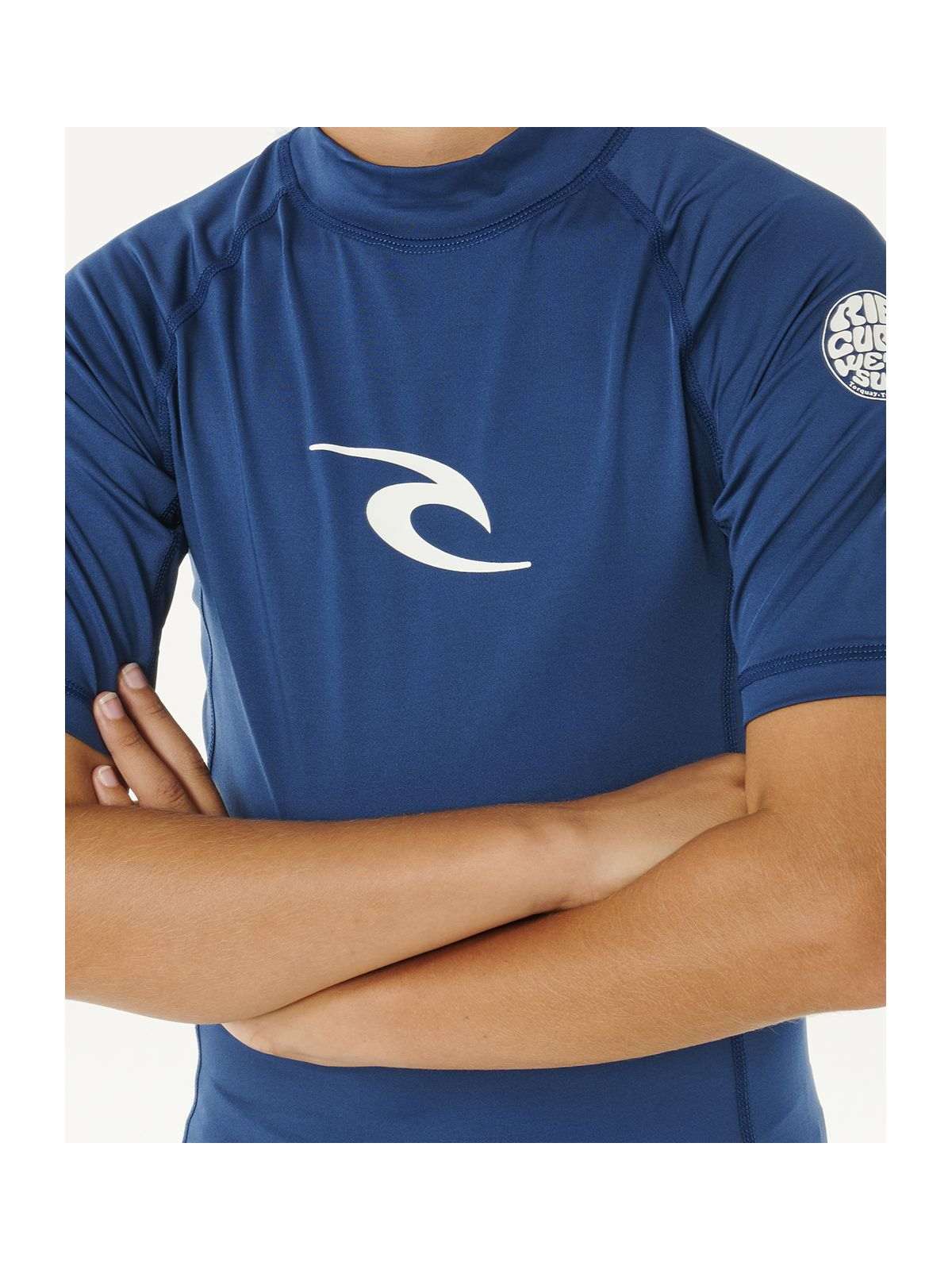 Lycra chłopięca RIP CURL Waves Upf S/S-Boy niebieska