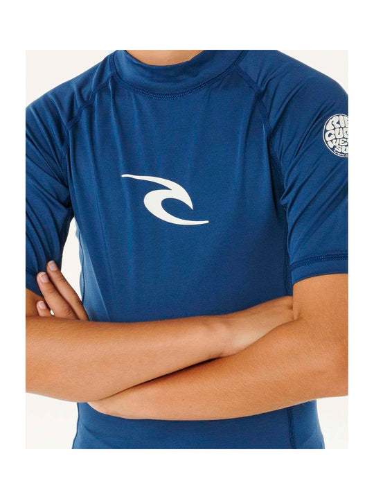 Lycra chłopięca RIP CURL Waves Upf S/S-Boy niebieska
