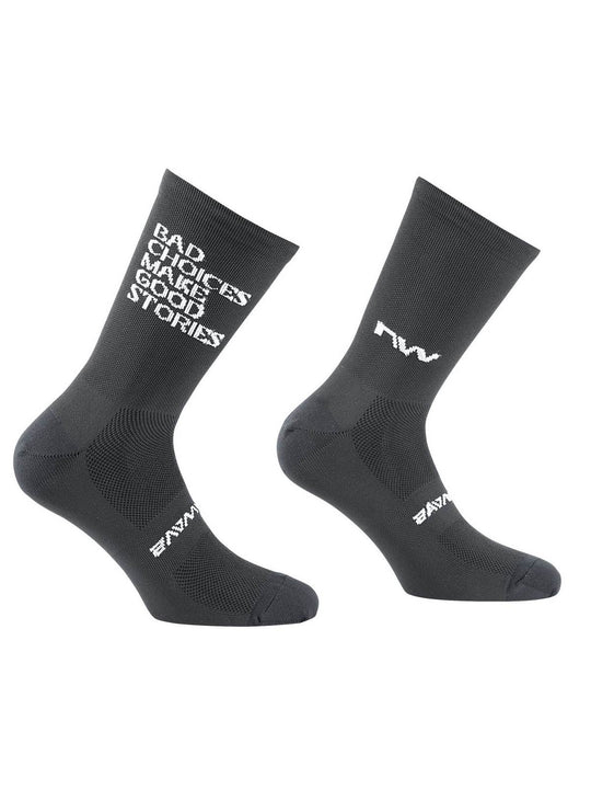 Skarpety rowerowe NORTHWAVE Bad Choices Sock czarny - Adventure Sports
