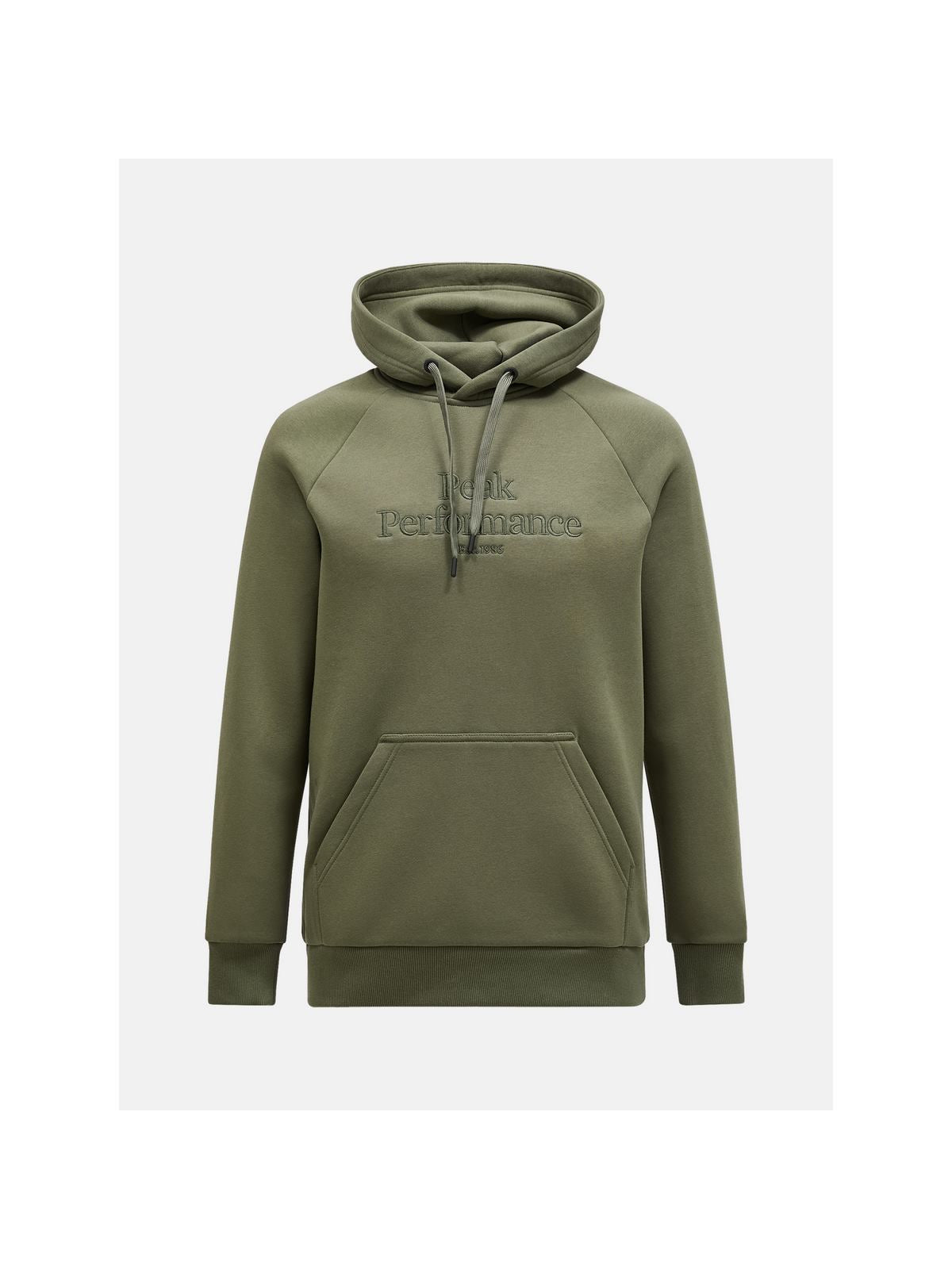 adventuresports bluza-peak-performance-m-original-hood-zielony-g79592100-48c front