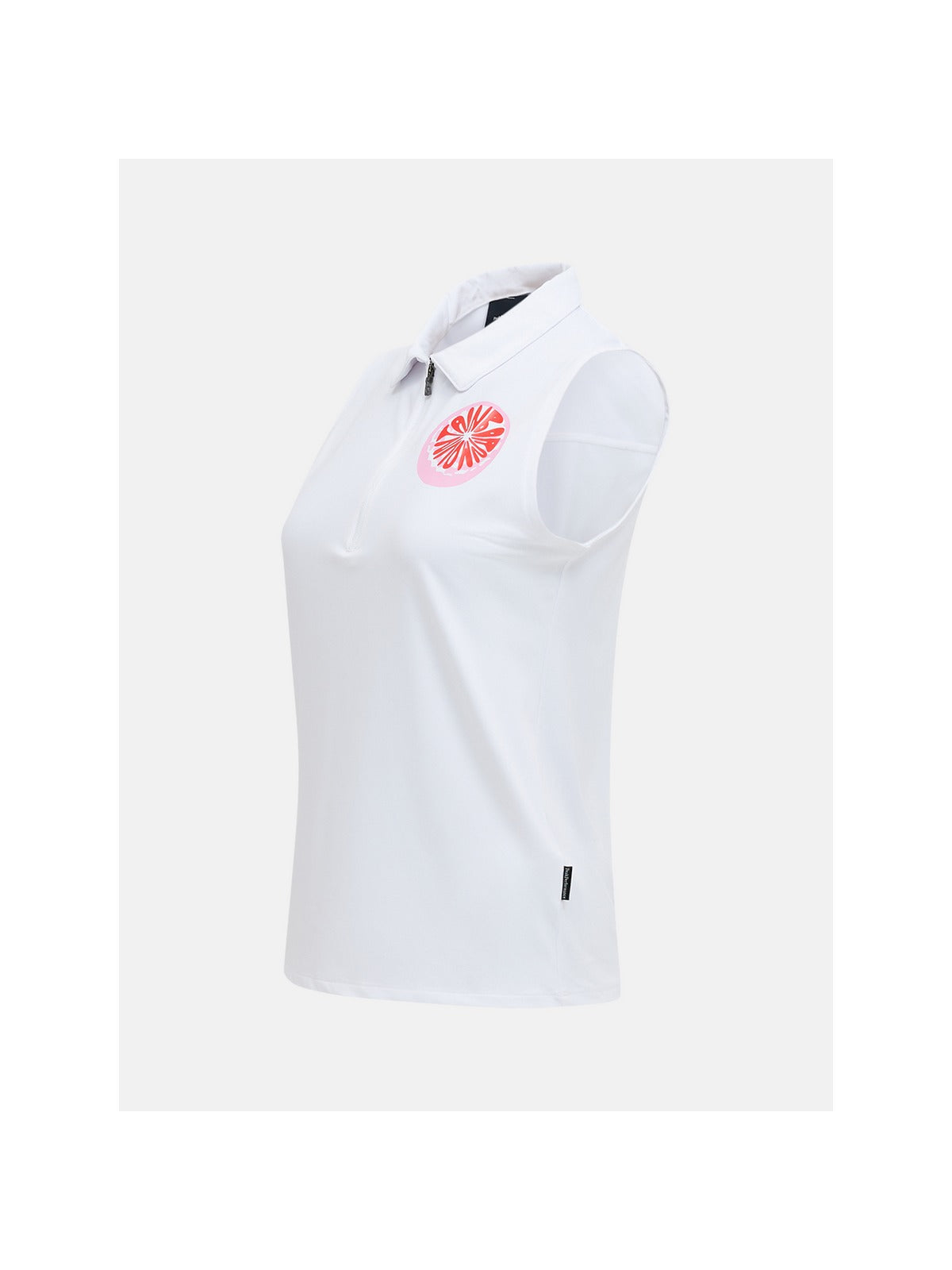 Koszulka PEAK PERFORMANCE W Comfort Zip SL Polo biały - Adventure Sports