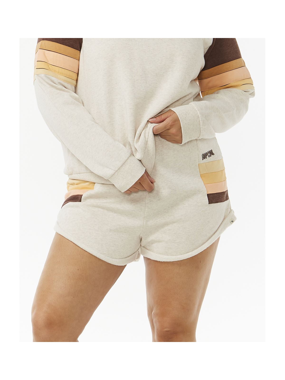 Szorty RIP CURL Block Party Track Short biały - Adventure Sports